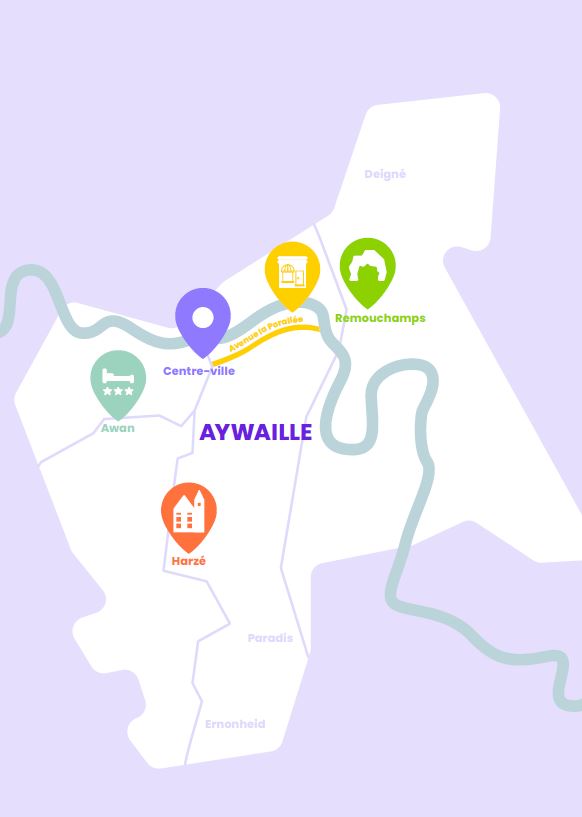 Carte du commerce audité à Aywaille